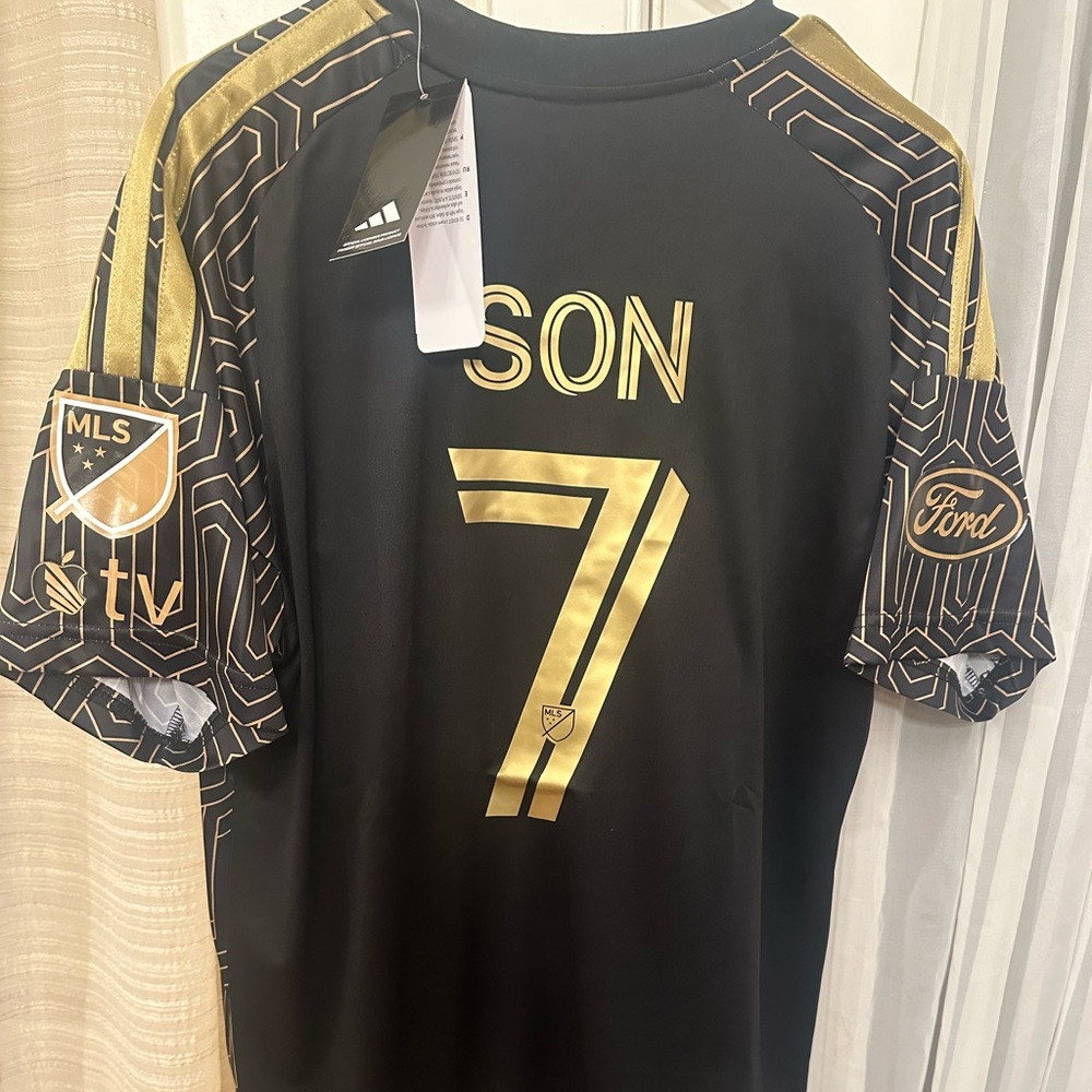 2026/27 LAFC Son Heung #7 Black/Home Jersey Fits l LARGE Slim Fit